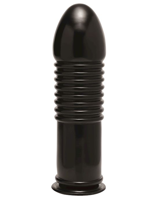 The Enormass Ribbed Plug With Suction Base