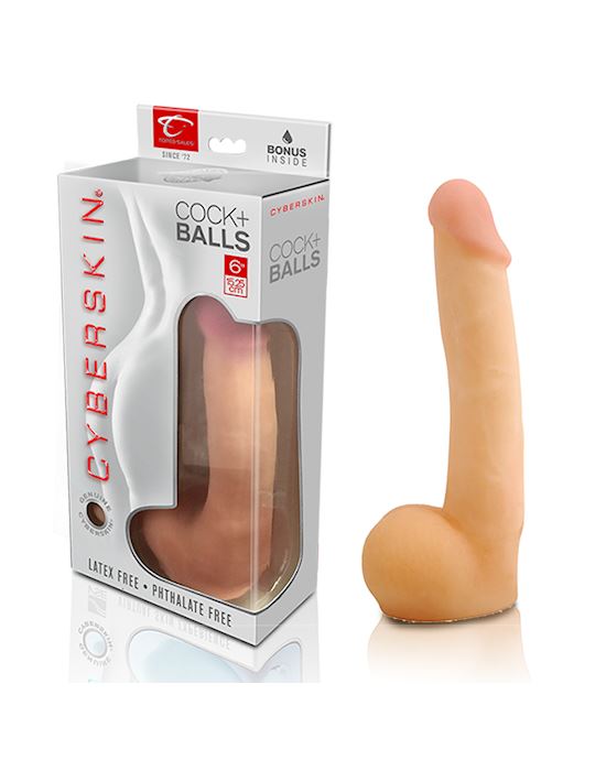 Cyberskin Cyber Cock With Balls