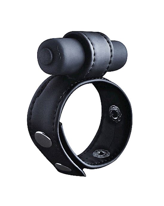 Leather Cock Ring Black