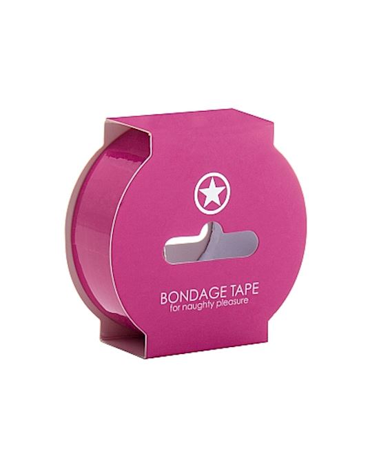 Non Sticky Bondage Tape 175 Meter Pink