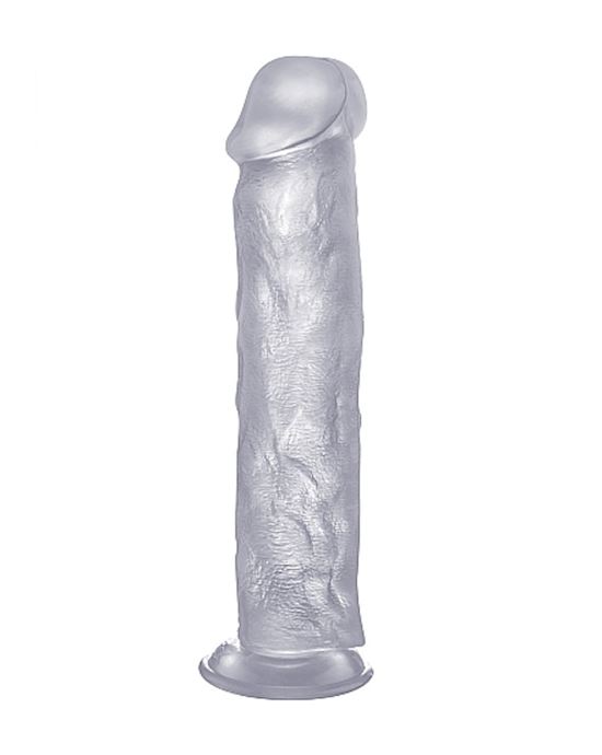 Realistic Cock 11 Inch Transparent