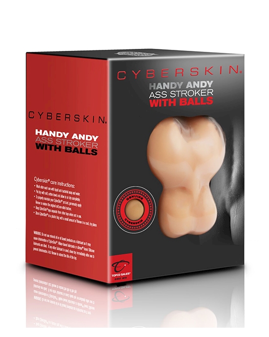 Handy Andy Cyberskin Ass Stroker With Balls