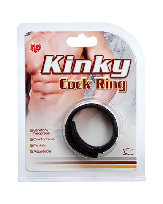 Tlc Kinky Cock Ring Neoprene