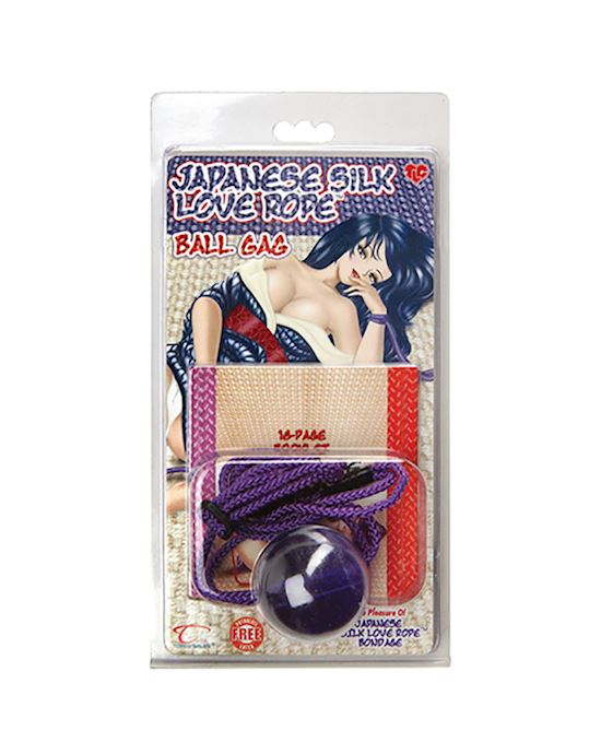 Japanese Silk Love Rope Ball Gag