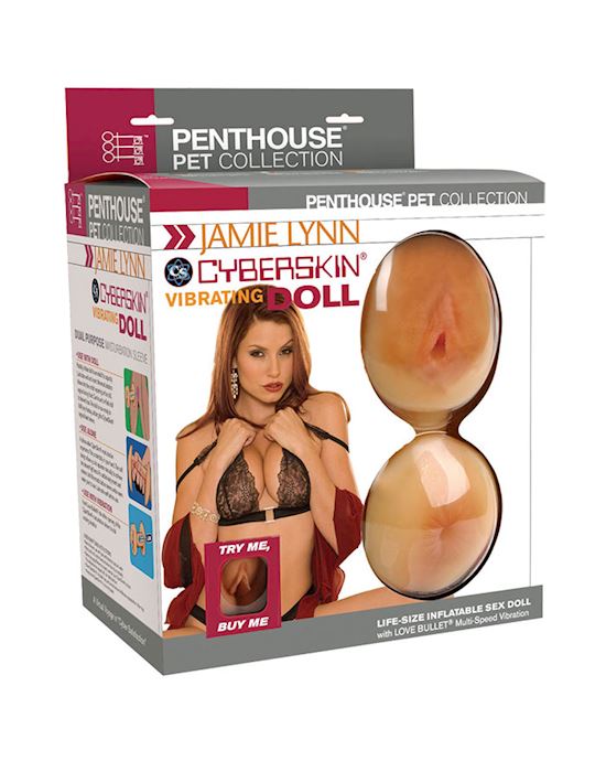 Penthouse Pet Collection Jamie Lynn Cyberskin Vibrating Doll With Pussy & Ass