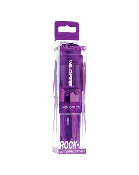 Wildfire Rock-in Waterproof Massager Bright Purple