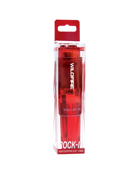 Wildfire Rock-in Waterproof Massager Bright Red