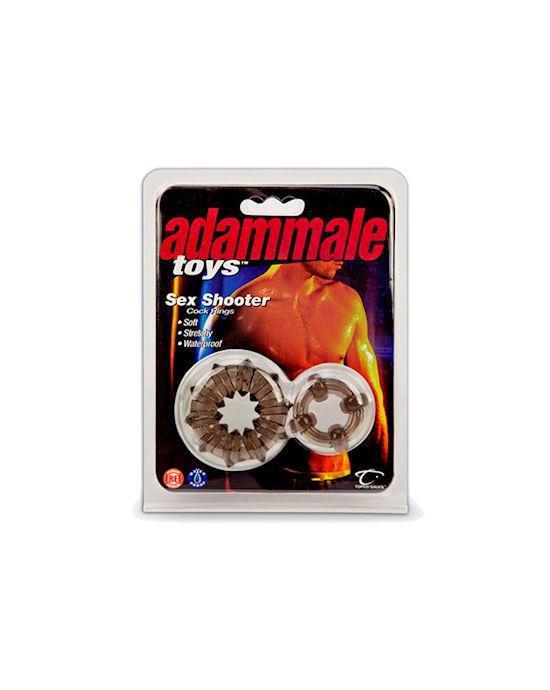 Adam Male Toys Sex Shooter Cock Rings