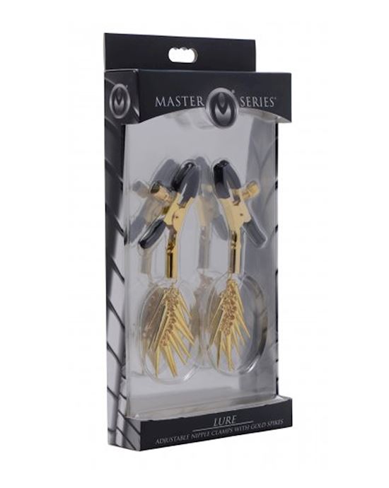 Nipple Clamps With Gold Spikes