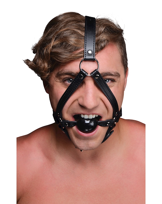 STRICT Head Harness With 15 Inch Ball Gag