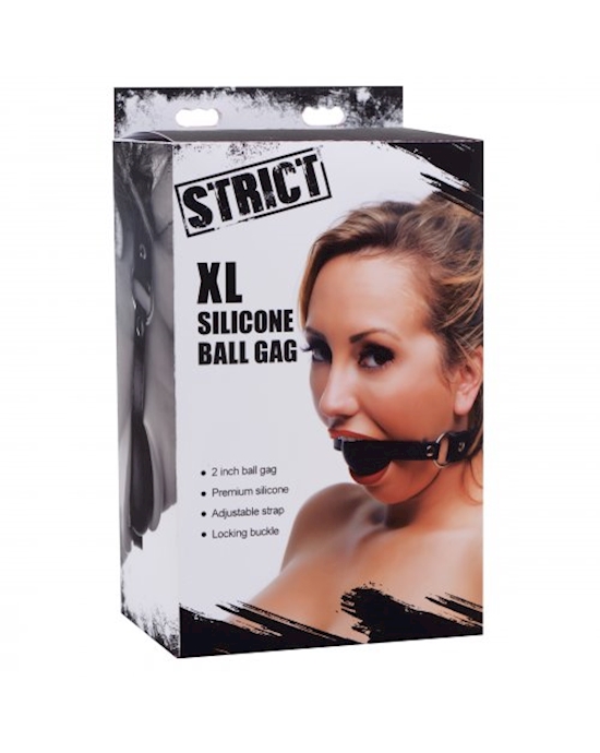 Xl 2 Inch Silicone Ball Gag