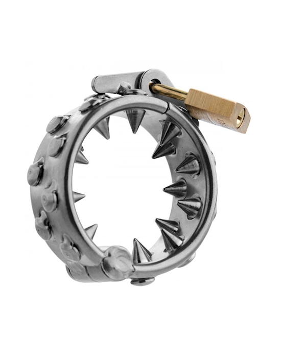 Impaler Locking CBT Ring with Spikes