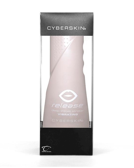 Cyberskin Release Deep Throat Stroker Flesh Vibrating