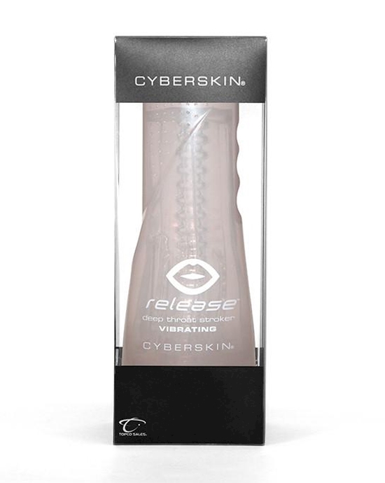 Cyberskin Release Deep Throat Stroker  Vibrating