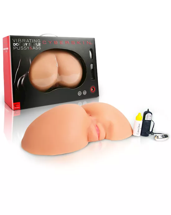 CyberSkin Doggy Style Vibrating Pussy  Ass