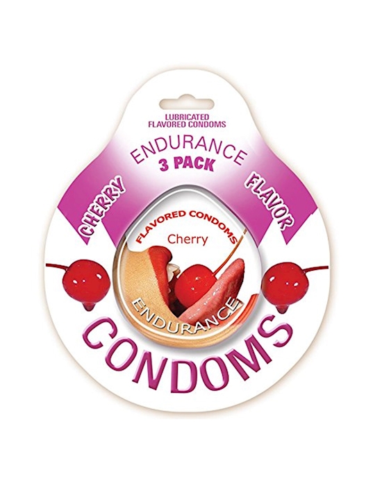 Endurance Condoms Cherry
