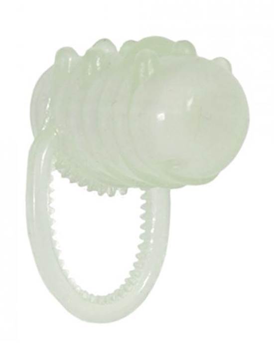 Tongue Dinger Night Stroker Vibrating Ring Glow In The Dark