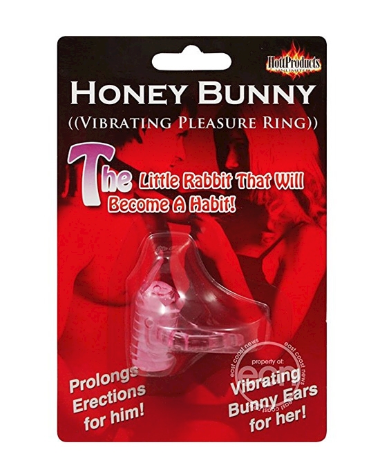 Horny Honey Vibro Ring Bunny Magenta