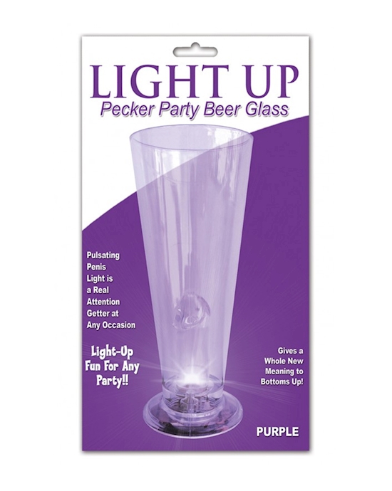 Party Pecker Light Up Beer Glass