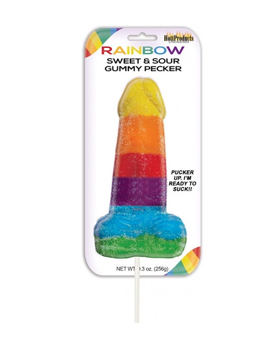 Rainbow Sour Gummy Pecker