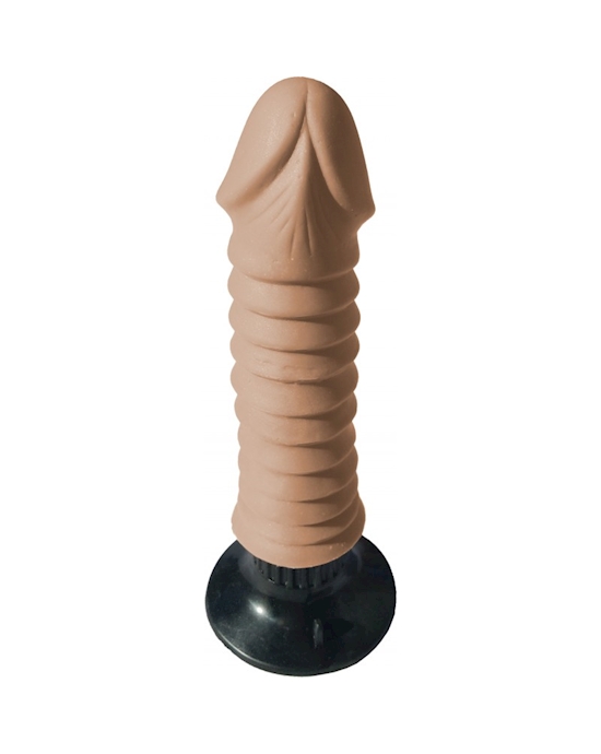 Skinsations Screwed 6 Inch Vibrating Dildo With Suction Cup