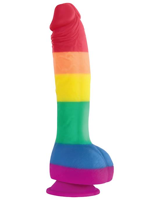 Colours Pride Edition  8 Inch Rainbow Dong