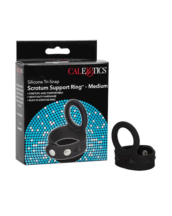 Silicone Tri-snap Scrotum Support Ring