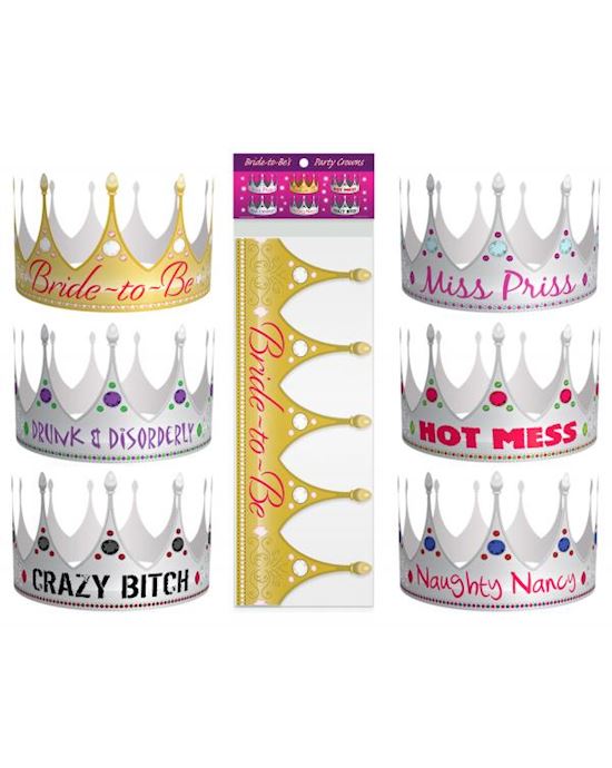 BrideToBe Party Crowns