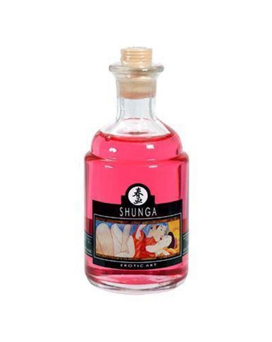 Shunga Aphrodisiac Oil Sparkling Strawberry Wine