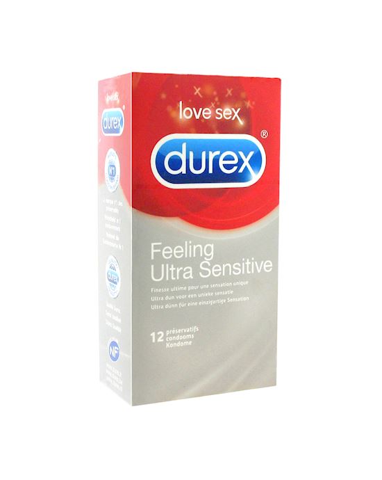 Durex Feeling Ultra Sensitive Condoms 12 Pcs