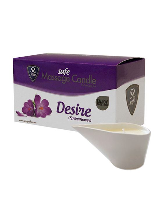 Safe Massage Candle Desire Springflower