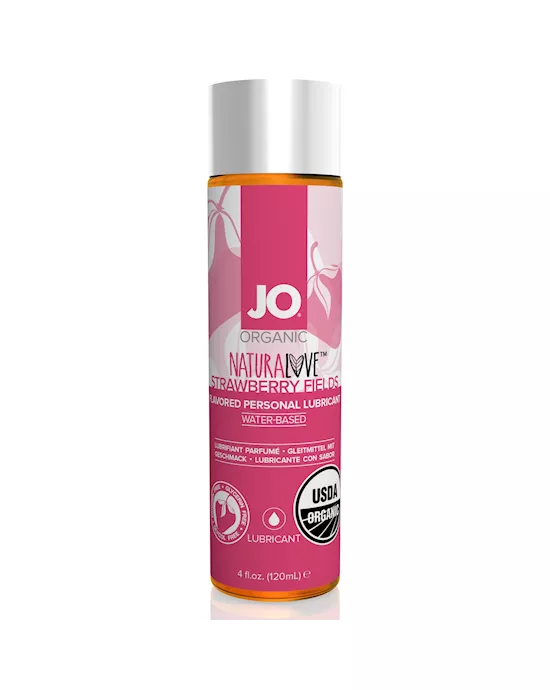 System JO Organic Lubricant Strawberry 120 ml