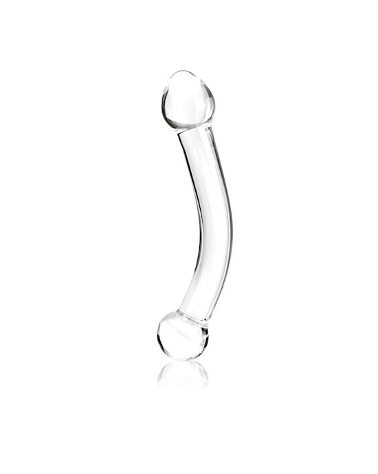 Glas Curved GSpot Stimulator Glass Dildo