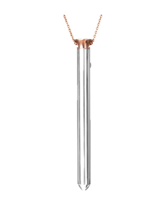 Crave Vesper Vibrator Necklace Rose Gold