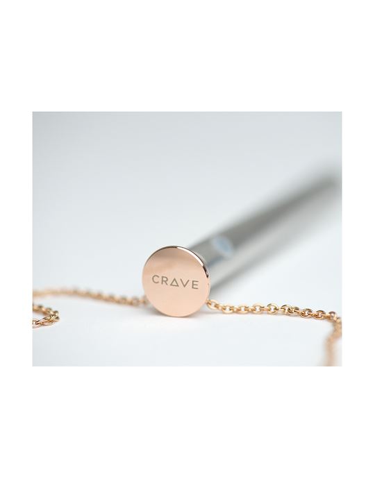 Crave Vesper Vibrator Necklace Rose Gold