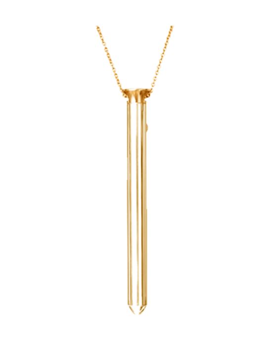 Crave Vesper Vibrator Necklace Gold