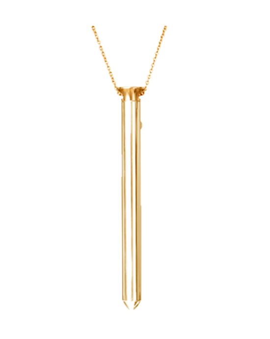 Crave Vesper Vibrator Necklace Gold