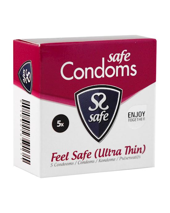 Safe Feel Safe Condoms Ultra-thin 5 Pcs