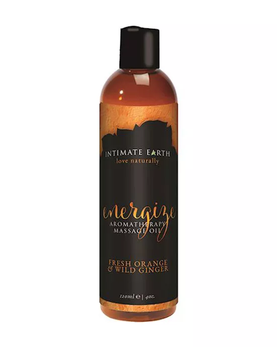 Intimate Earth Energize Massage Oil 120 ml