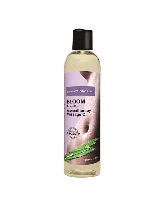 Intimate Earth Bloom Aromatherapy Massage Oil  Peony Blush