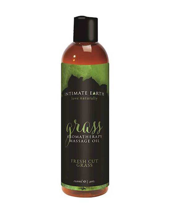 Intimate Earth Grass Massage Oil   120 ml