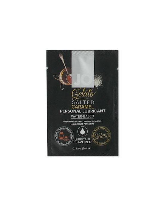 System Jo Sachet Gelato Salted Caramel Lubricant 3 Ml