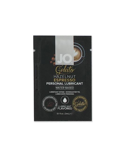 System Jo Sachet Gelato Hazelnut Espresso Lubricant 3 Ml