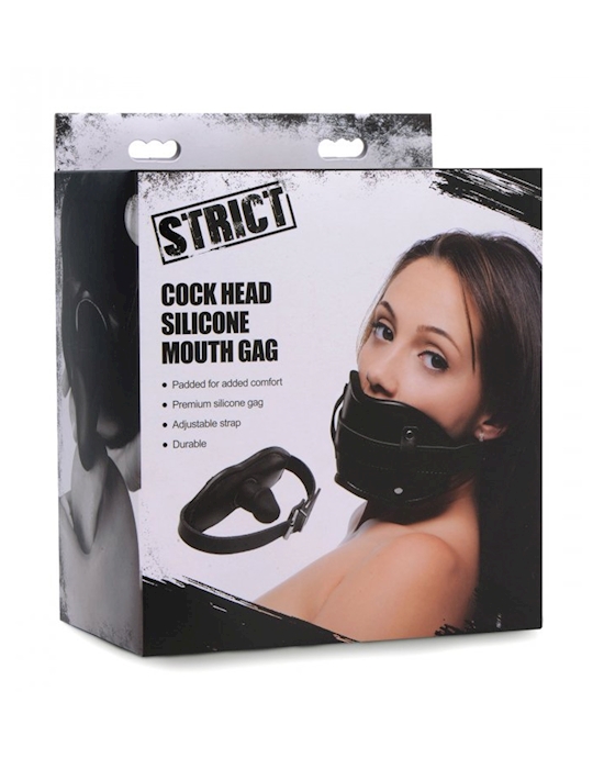 Cock Head Silicone Mouth Gag