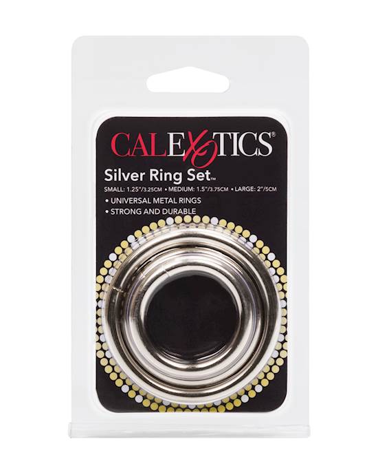 Silver Ring 3 Piece Set