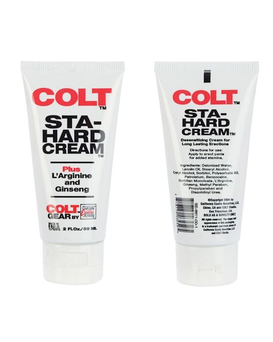 Colt Sta-hard Cream Bulk 2oz/59ml