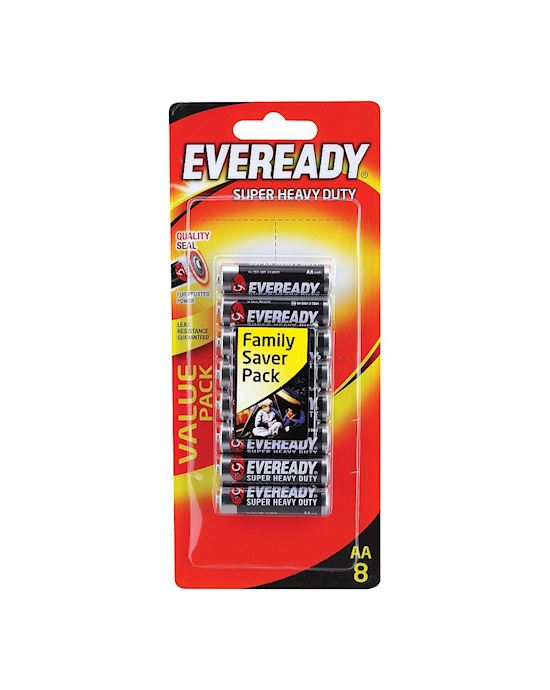 Eveready Super Heavy Duty Aa 8 Pack