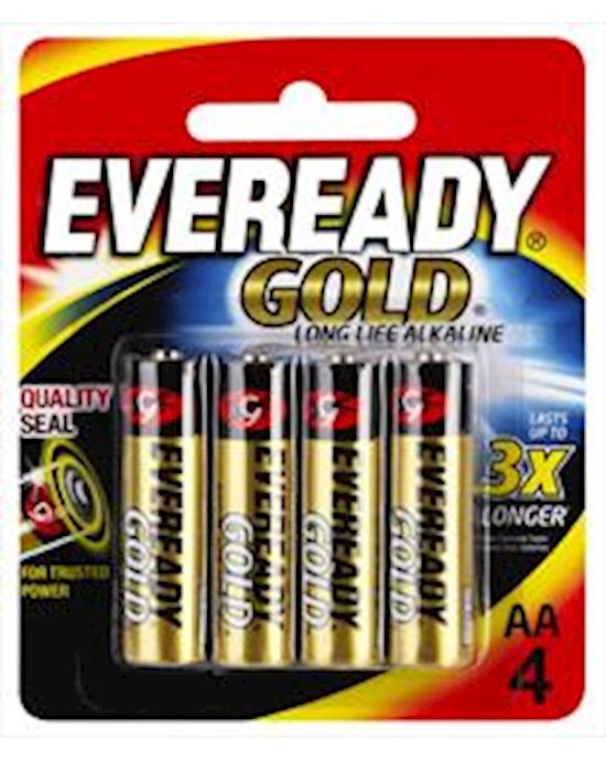 Eveready Gold Aa 4 Pack