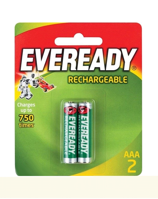 Eveready Recharge Batteries Aaa 2pk