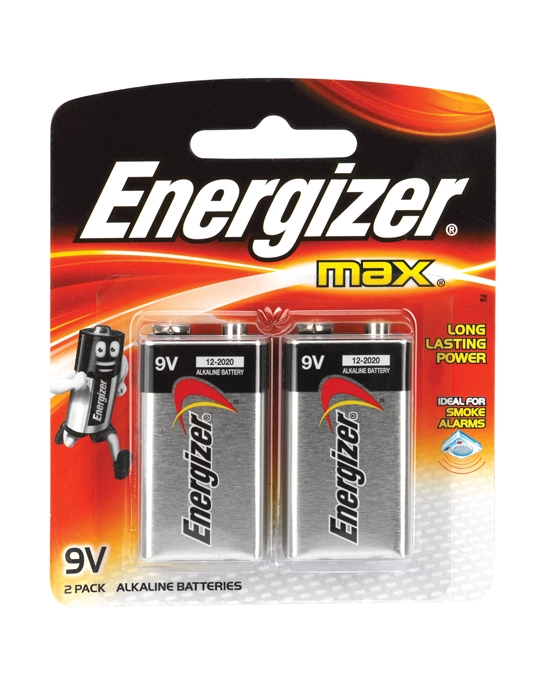 Energizer Max 9v 2pk